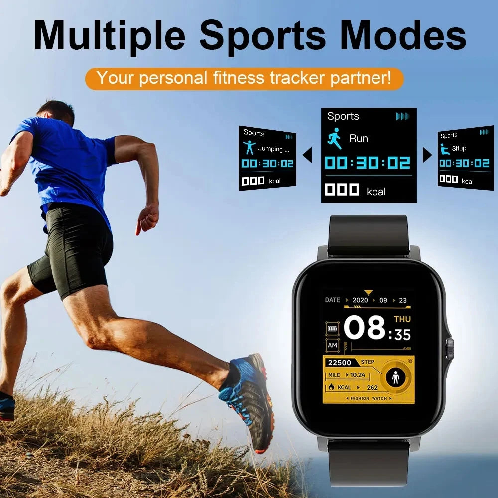 2024 Bluetooth Smartwatch for Men and Women with 1.44" Full Touch Screen, Fitness Tracking, and Call Functionality